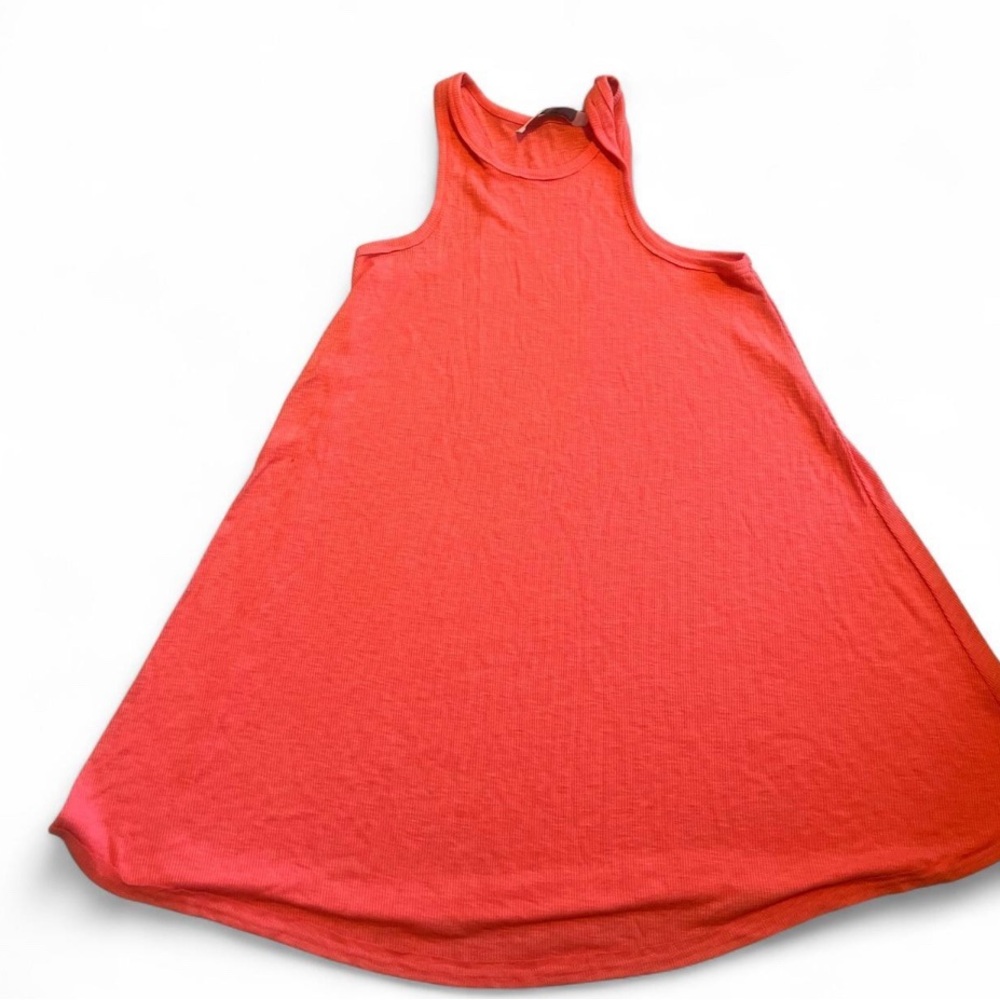 Sleeveless‎ Coral Swing Mini Dress